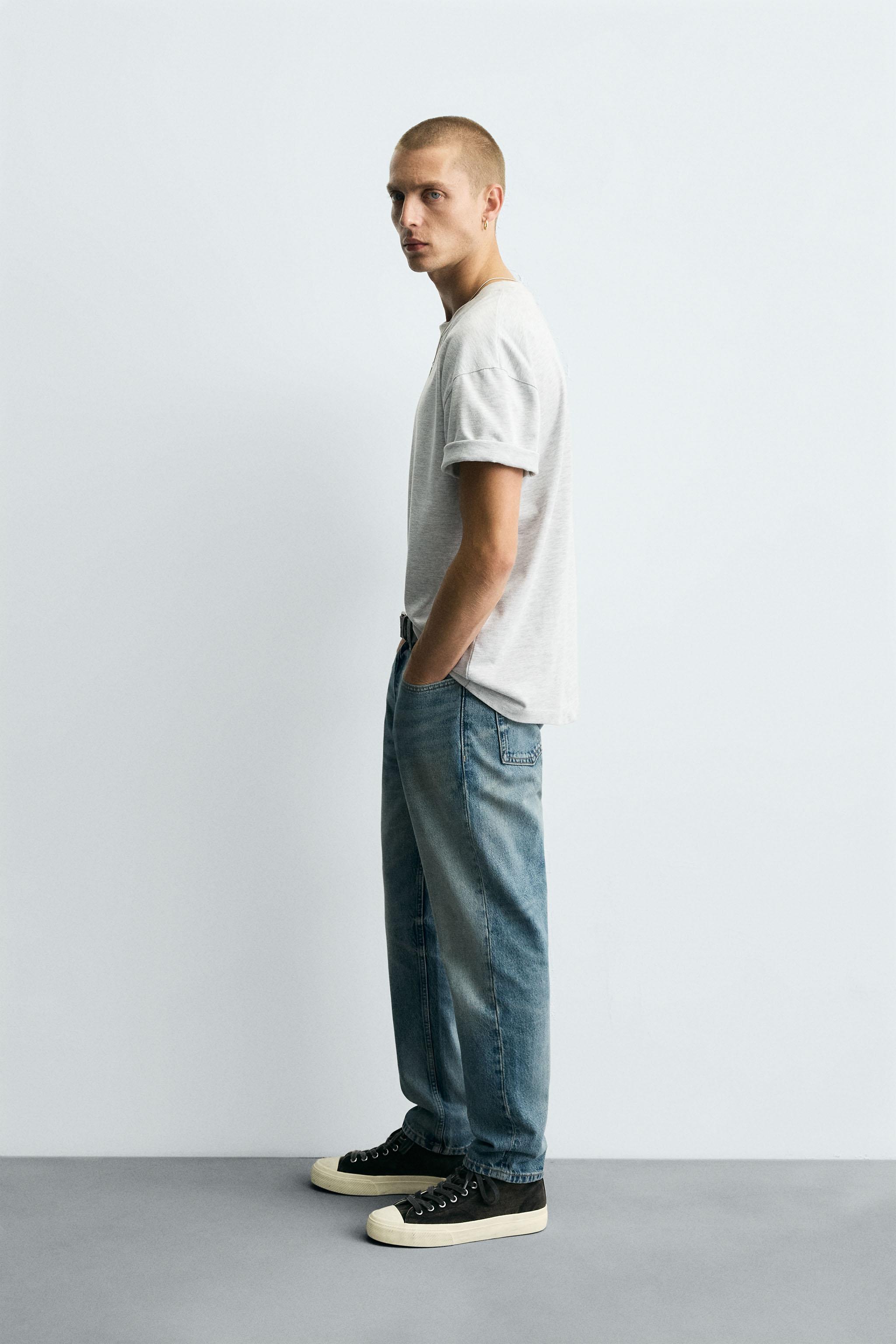 SLIM CROPPED FIT JEANS